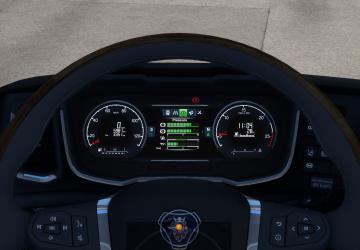 Мод Scania 2016 Improved Dashboard версия 4.6 для Euro Truck Simulator 2 (v1.49.x)