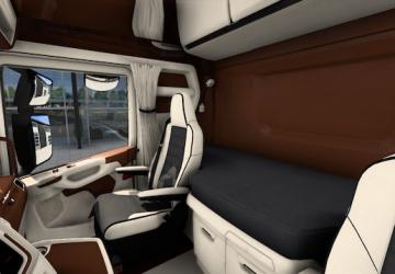 Мод Scania 2016 Leather interior версия 1.0 для Euro Truck Simulator 2 (v1.43.x, 1.44.x)