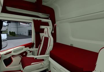 Мод Scania 2016 S&R CMI Red Beige Interior версия 1.0 для Euro Truck Simulator 2 (v1.30.x, - 1.36.x)