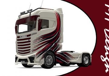 Мод Scania Concept MT Design skin версия 1.0 для Euro Truck Simulator 2 (v1.35.x)