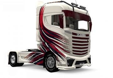 Мод Scania Concept MT Design skin версия 1.0 для Euro Truck Simulator 2 (v1.35.x)