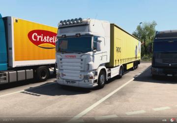 Мод Scania R & Streamline V8 stock sound версия 12.0 для Euro Truck Simulator 2 (v1.59.x)
