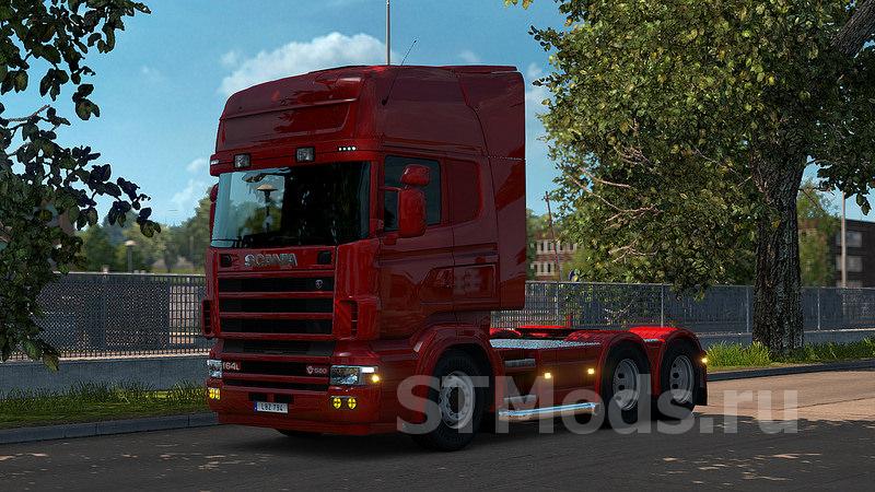Скачать Мод Scania R4 Series Addon For Scania RJL Версия 03.01.24.