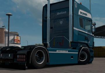 Мод Scania R580 Skin for Scania RJL версия 1.0 для Euro Truck Simulator 2 (v1.36.x)