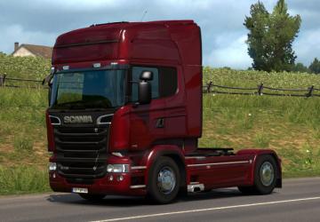 Мод Scania R & Streamline Modifications версия 2.2.4 для Euro Truck Simulator 2 (v1.35.x, - 1.38.x)