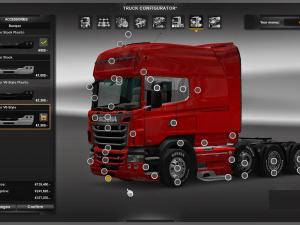 Мод Scania R & Streamline Modifications версия 2.2.2 для Euro Truck Simulator 2 (v1.28.x, 1.30.x)