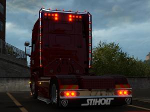 Мод Scania R & Streamline Modifications версия 2.2.2 для Euro Truck Simulator 2 (v1.28.x, 1.30.x)