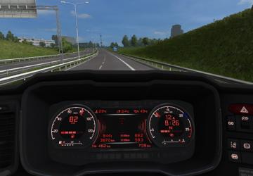 Мод Scania S New Gen dashboard computer версия 1.2.2 для Euro Truck Simulator 2 (v1.32.x)