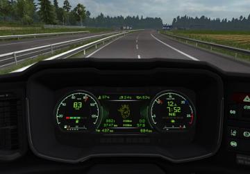 Мод Scania S New Gen dashboard computer версия 1.2.2 для Euro Truck Simulator 2 (v1.32.x)