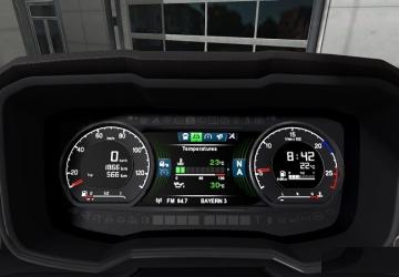 Мод Scania S New Gen dashboard computer версия 1.2 для Euro Truck Simulator 2 (v1.32.x)