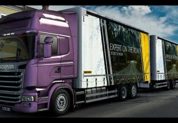 Мод Scania S&R 2016 & RJL Wielton Tandem версия 1.0 для Euro Truck Simulator 2 (v1.44.x, 1.45.x)