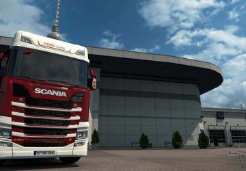 Мод Scania S White Lady Skin версия 1.0 для Euro Truck Simulator 2 (v1.31.x)