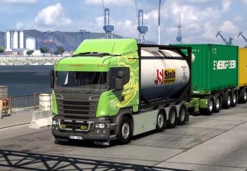 Мод Scania SpecTransGroup 8X2/8X4 версия 5.5 для Euro Truck Simulator 2 (v1.54.x)
