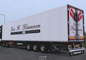 Мод Scania T580 Klemmensen версия 2.0 для Euro Truck Simulator 2 (v1.49.x)