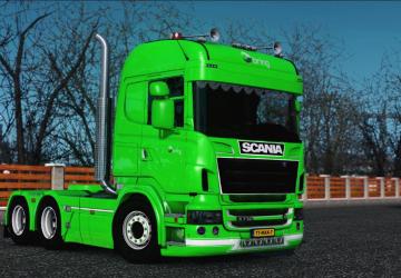 Мод Scania V8 Bring версия 1.0 для Euro Truck Simulator 2 (v1.32.x, 1.33.x)
