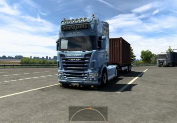 Мод Scania V8 Sneepels Open pipe версия 1.0 для Euro Truck Simulator 2 (v1.40.x)