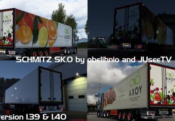 Мод Schmitz S.KO Reconstructed версия 1.1 для Euro Truck Simulator 2 (v1.39.x)