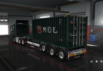 Мод SCS Containers Skin Project версия 2.0 для Euro Truck Simulator 2 (v1.36.x)