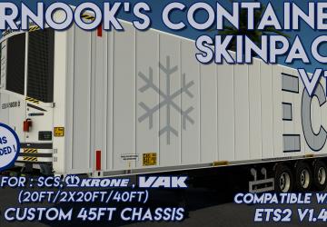 Мод SCS Containers Skin Project версия 10 для Euro Truck Simulator 2 (v1.41.x)