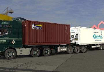 Мод SCS Containers Skin Project версия 3.0 для Euro Truck Simulator 2 (v1.36.x)