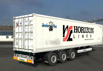 Мод SCS Containers Skin Project версия 3.0 для Euro Truck Simulator 2 (v1.36.x)