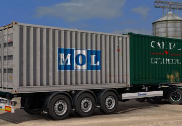 Мод SCS Containers Skin Project версия 4 для Euro Truck Simulator 2 (v1.37.x)