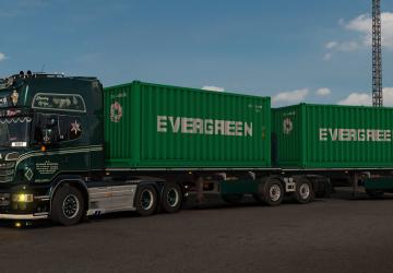 Мод SCS Containers Skin Project версия 8.0 для Euro Truck Simulator 2 (v1.40.x)