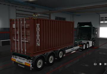 Мод SCS Containers Skin Project версия 8.0 для Euro Truck Simulator 2 (v1.40.x)