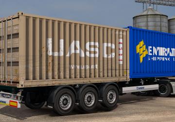 Мод SCS Containers Skin Project версия 8.0 для Euro Truck Simulator 2 (v1.40.x)