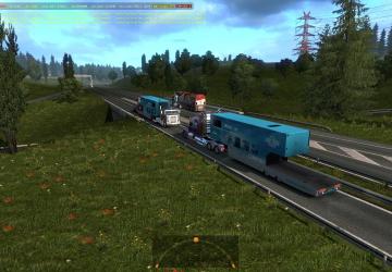 Мод SCS ETRC trailers in traffic версия 1.0 для Euro Truck Simulator 2 (v1.32.x, - 1.34.x)