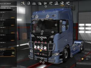 Мод Секретный тюнинг для Scania R и S версия 1.1 для Euro Truck Simulator 2 (v1.30.x)