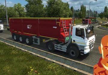 Мод Сельскохозяйственные грузовики и прицепы в трафик v1.0 для Euro Truck Simulator 2 (v1.42.x)