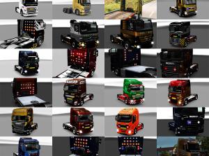 Мод Signs on your Truck & Trailer версия 1.0.87.5 для Euro Truck Simulator 2 (v1.27.x)