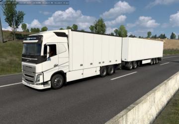 Мод Скандинавские 25м сцепки в трафик версия 1.0 для Euro Truck Simulator 2 (v1.43.x)
