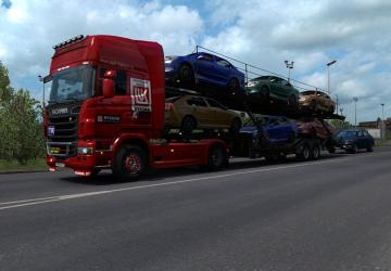 Мод Скин Agat Group для Scania R 2009 версия 1.0 для Euro Truck Simulator 2 (v1.35.x, 1.36.x)