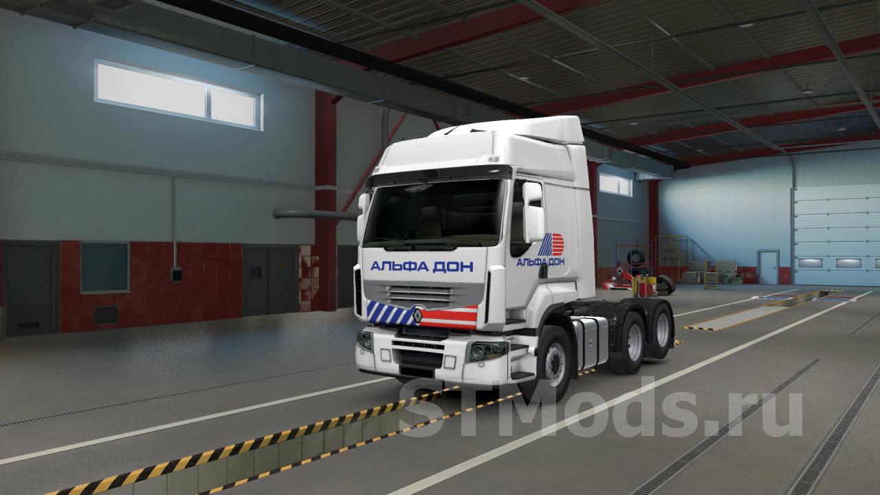 Скачать мод Скин «Альфа Дон» версия 1.0 для Euro Truck Simulator 2 (v1.43.x)