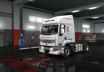 Мод Скин «АВАНТА ТРАК» версия 1.0 для Euro Truck Simulator 2 (v1.35.x, 1.36.x)