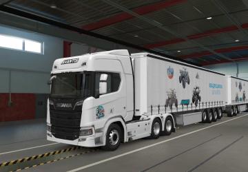 Мод Скин Avantis + брызговики версия 1.3 для Euro Truck Simulator 2 (v1.39.x, - 1.43.x)