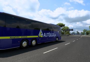 Мод Скин Автолюкс для Neoplan New Tourliner 2021 v1.0 для Euro Truck Simulator 2 (v1.45)