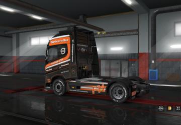 Мод Скин «Axo Haulage Ltd» для Volvo FH 2012 версия 1.0 для Euro Truck Simulator 2 (v1.28.x, - 1.33.x)