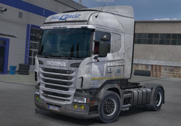 Мод Скин BelGruz Dirty для Scania R&S от RJL версия 1.0 для Euro Truck Simulator 2 (v1.37.x, - 1.39.x)