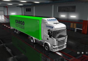 Мод Скин «CARGO EXPRESS » для Scania Streamline v1.0 для Euro Truck Simulator 2 (v1.35.x, - 1.41.x)