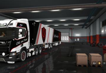 Мод Скин CML для своего прицепа и Scania R и S 2016 NG v1.0 для Euro Truck Simulator 2 (v1.32.x)