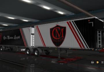 Мод Скин CML для своего прицепа и Scania R и S 2016 NG v1.0.1 для Euro Truck Simulator 2 (v1.32.x, - 1.43.x)