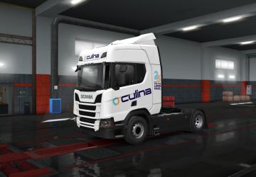 Мод Скин «CULINA» версия 1.1 для Euro Truck Simulator 2 (v1.36.x)
