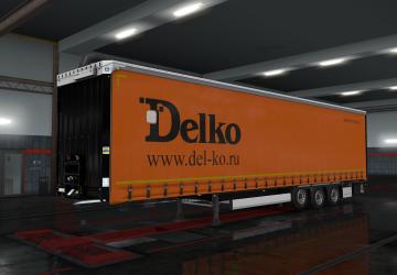 Мод Скин «DeLko» версия 1.0 для Euro Truck Simulator 2 (v1.35.x)