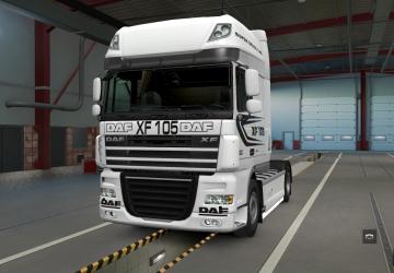 Мод Скин для DAF XF 105 версия 1.0 для Euro Truck Simulator 2 (v1.40.x)