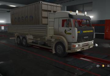 Мод Скин для Камаз 6460 версия 1.0 для Euro Truck Simulator 2 (v1.36.x)