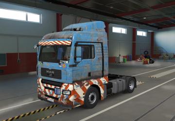 Мод Скин для MAN TGA от MADster версия 1.0 для Euro Truck Simulator 2 (v1.38.x, 1.39.x)