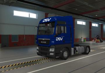 Мод Скин «DSV» версия 1.0 для Euro Truck Simulator 2 (v1.36.x, 1.37.x)